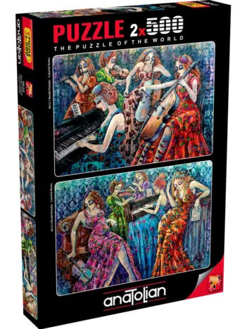 Produit 2 Puzzles - Colorful Notes Image