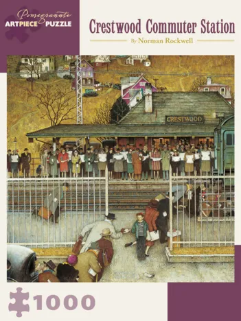 Produit Norman Rockwell - Crestwood Commuter Station, 1946 Image