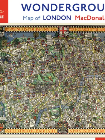 Produit MacDonald Gill - Wonderground Map of London Image