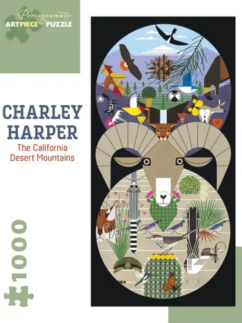 Produit Charley Harper - Santa Rosa and San Jacinto Mountains National Monument, California, 2002 Image