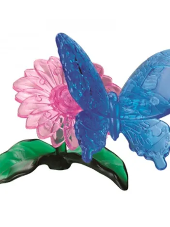 Produit Puzzle 3D en Plexiglas - La Fleur et le Papillon Image