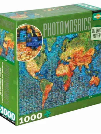 Produit Puzzle Mosaïque - Carte du monde Image