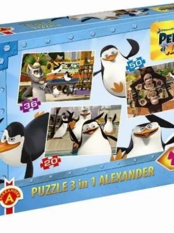 Produit 3 Puzzles - Les Pingouins de Madagascar Image