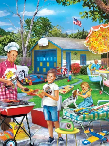 Produit Barbecue dans le Jardin Image