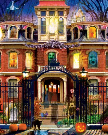 Produit Halloween - Maison Hantée Sur La Colline - Glow in the Dark Image