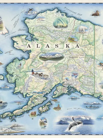 Produit Alaska Map Image