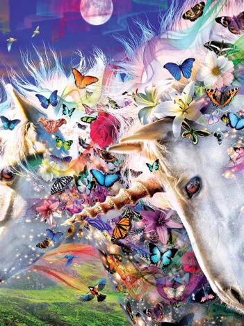 Produit Pièces XXL - Licornes et Papillons Image
