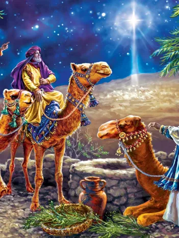 Produit Holiday - Trois Mages - Glitter Puzzle Image