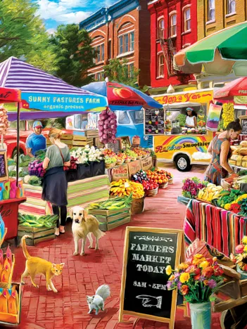 Produit Farmer's Market - Stands De Town Square Image