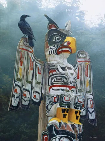 Produit Totem Pole in the Mist Image