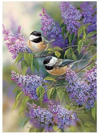 Produit Chickadees and Lilacs Image