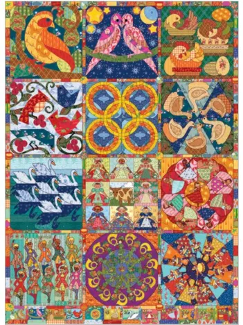 Produit Twelve Days of Christmas Quilt Image