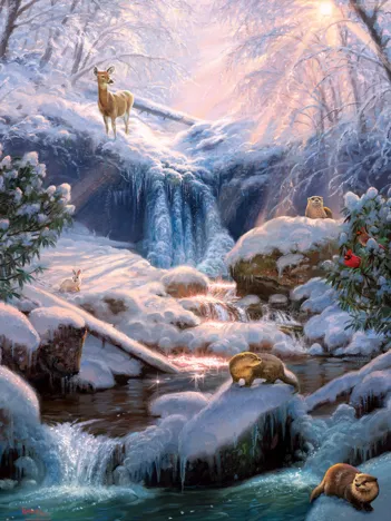 Produit Chutes Mystiques en Hiver Image