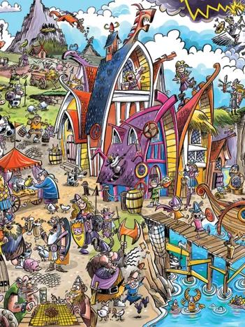 Produit DoodleTown: Village Viking Image