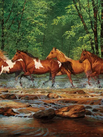 Produit A Travers la Rivière Image