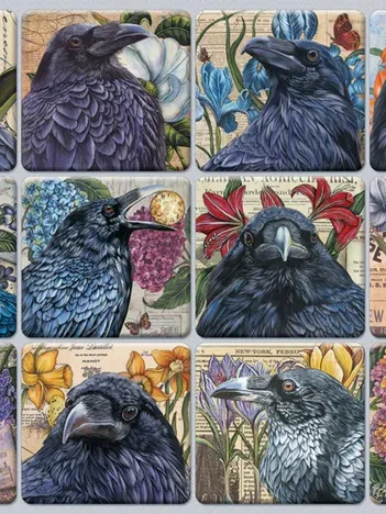Produit Collage Corbeaux - Random Cut Image