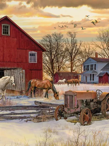 Produit L'hiver à la Ferme - Random Cut Image