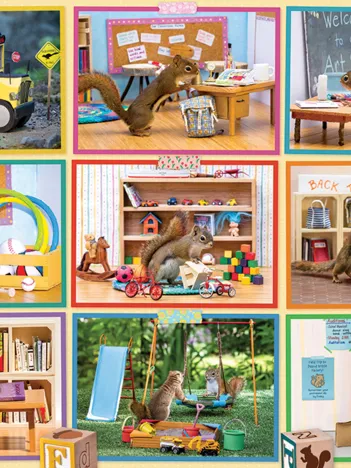 Produit Écureuils à l'École - Random Cut Image