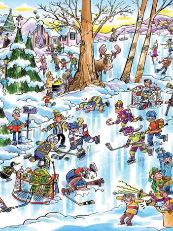 Produit DoodleTown: Hockey Town Image