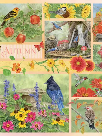 Produit Oiseaux de Jardin en Automne Image