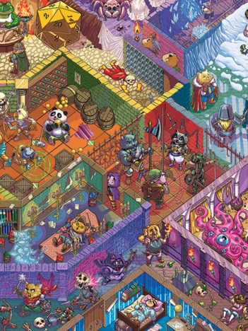 Produit Pièces XXL - Course de Donjon - Random Cut Image