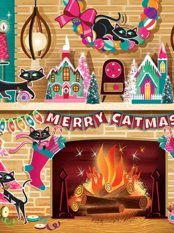 Produit Pièces XXL - Joyeux Catmas - Random Cut Image