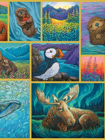 Produit Pièces XXL - Animaux de l'Alaska - Random Cut Image