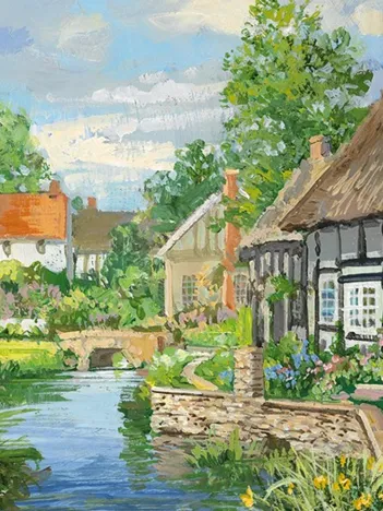 Produit 2 Puzzles - Riverside Cottages Image