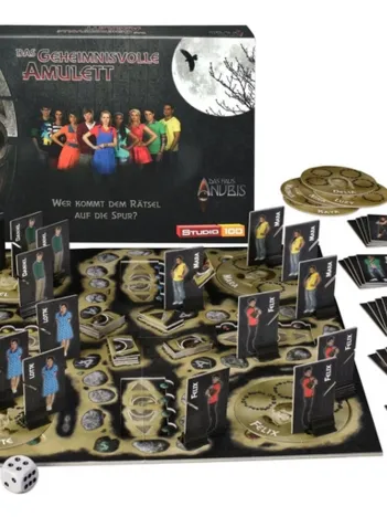 Produit Das Haus Anubis : Brettspiel Das geheimnisvolle Amulett (Jeu de société en Allemand) Image