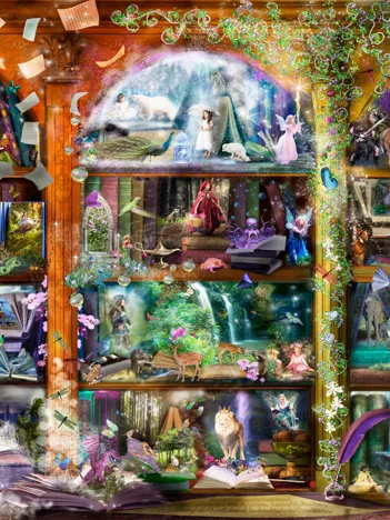 Produit Alixandra Mullins - Enchanted Fairytale Library Image