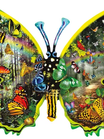 Produit Butterfly Migration - Puzzle Forme Image