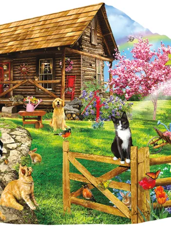 Produit Mountain Spring - Puzzle Forme Image