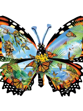 Produit Ode au Monarque - Puzzle Forme Image