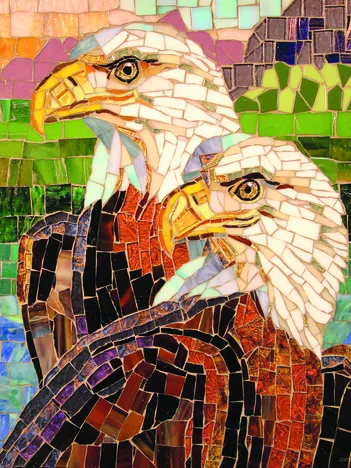 Produit Aigles en Vitrail Image