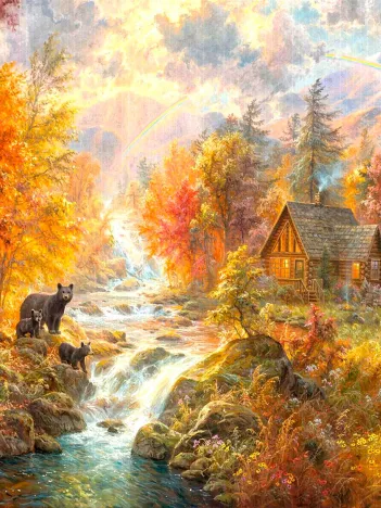 Produit L'Automne À Rainbow Falls Image