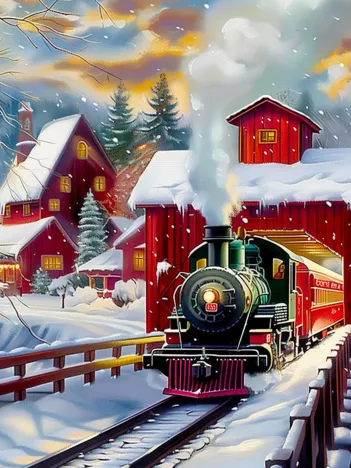 Produit Pont Du Ruisseau Winter Image