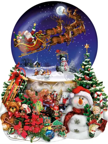 Produit Lori Schory - Santa's Snowy Ride Image