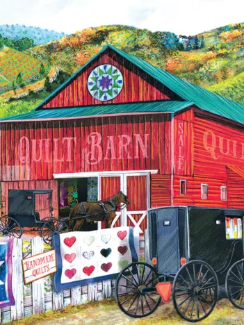 Produit Tom Wood - Stopping at the Quilt Barn Image