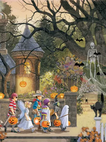 Produit Doug Laird - Friends on Halloween Image