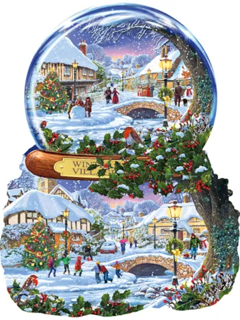 Produit Winter Village - Puzzle Forme Image