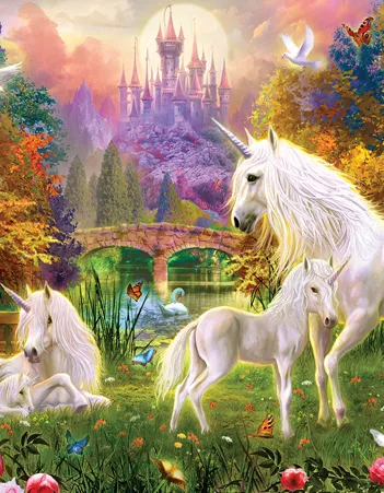 Produit Jan Patrik Krasny - Castle Unicorns Image