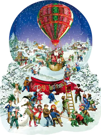 Produit Old Fashioned Snow Globe - Puzzle Forme Image