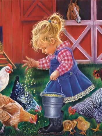 Produit Pièces XXL - Little Farm Girl Image