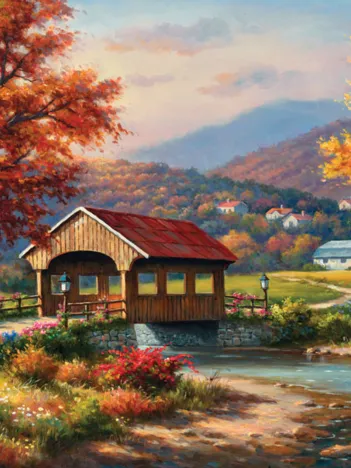 Produit Pièces XXL - Covered Bridge in Fall Image