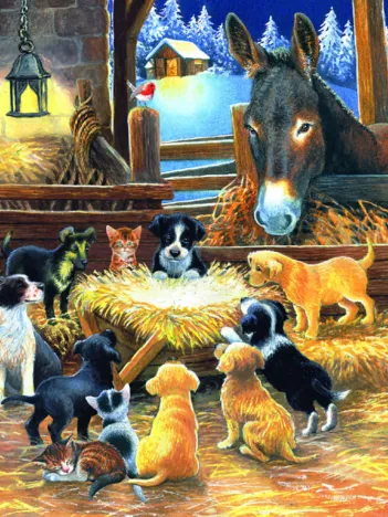 Produit Pièces XXL - Barnyard Nativity Image