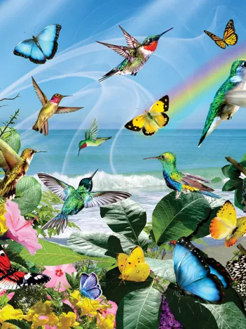 Produit Pièces XXL - Lori Schory - Colibris à la plage Image