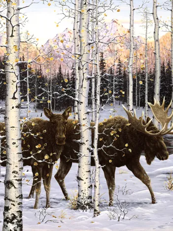 Produit Pièces XXL - Crépuscule au Forêt Image