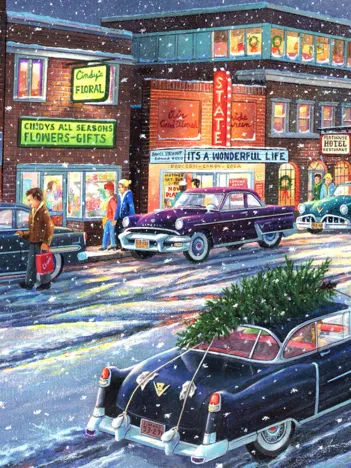 Produit Pièces XXL - Crépuscule de Noêl au Centre-Ville Image