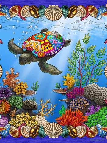 Produit Tortue Psychédélique Image