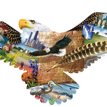 Produit Puzzle Forme - Le Vol de l'Aigle Image